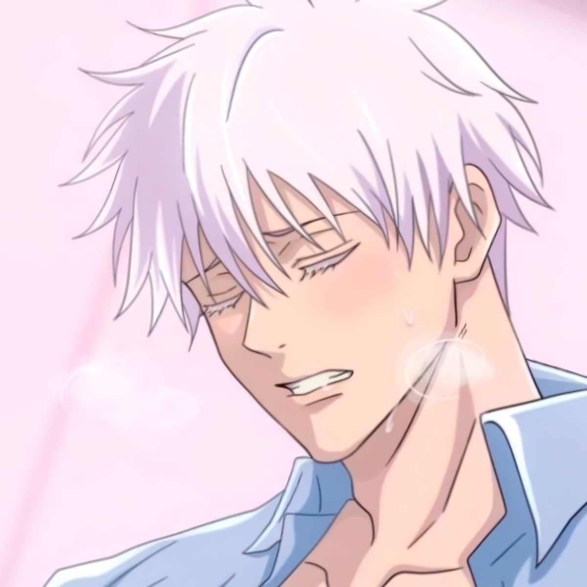 Bladerazy18's tweet photo. You made the strongest sorcerer blush, but he didn’t lose his cool 😏❤️

#GojoSatoru #gojo #Gojo #satorugojo #satoru https://t.co/zzBcczVntq