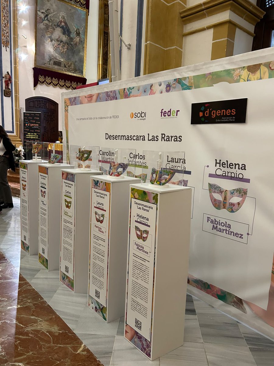dgenesmurcia's tweet photo. 🧡 «Desenmascara las raras», una campaña de Sobi en colaboración con FEDER, está presente en el XIX Congreso Internacional de Enfermedades Raras de D’Genes y la UCAM.

¡Descubre las historias detrás de cada máscara!

#DesenmascaraLasRaras #DGenes #UCAM #Sobi https://t.co/LOnfwDl98V