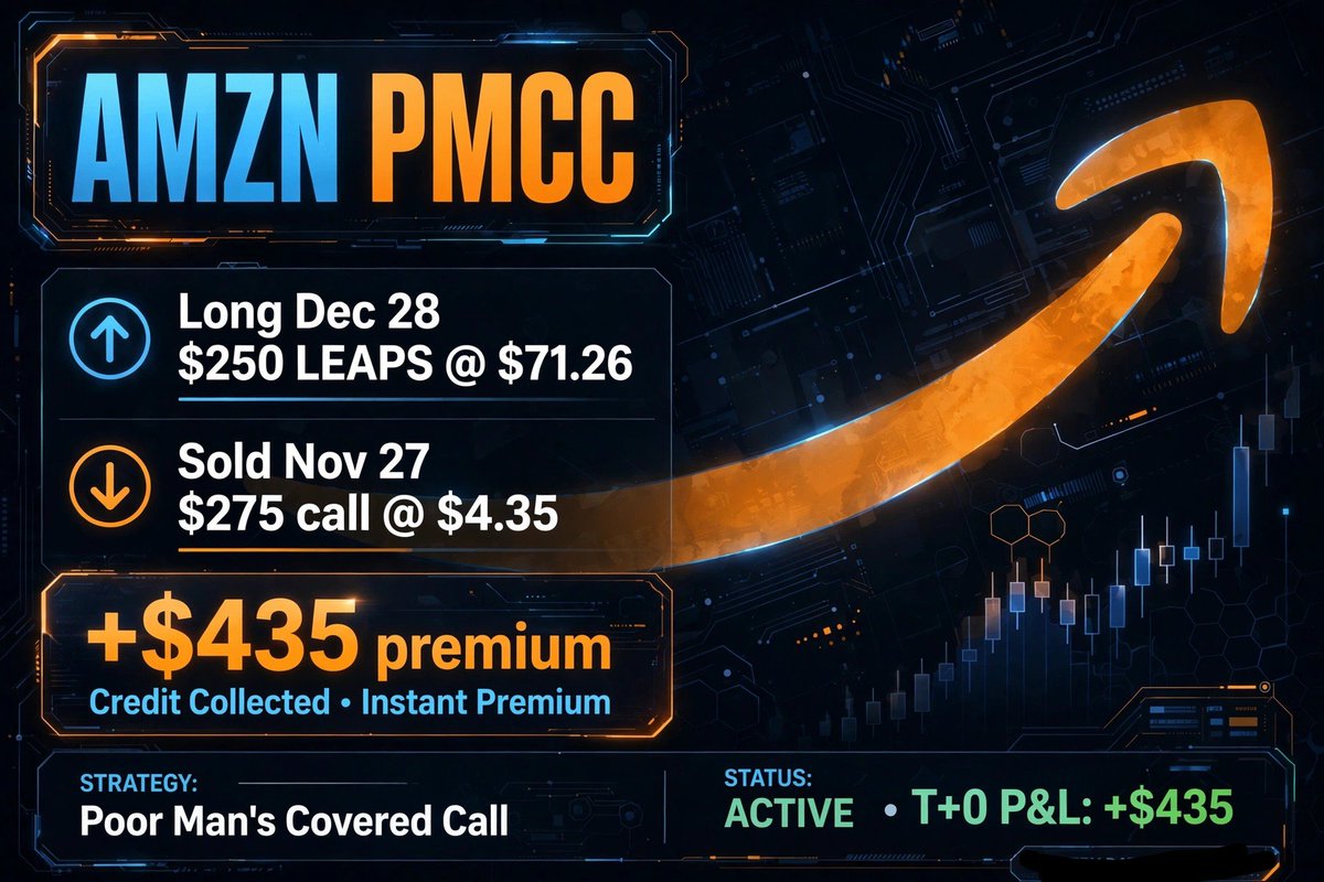 TomOnDuty's tweet photo. $AMZN earnings today. This is my biggest stock position. I sold covered call yesterday picked up $435 in premium. I hold a long dated call and 200 shares. Still waiting for $300 it will get there I just don't know when. https://t.co/pYNw0bDaLt