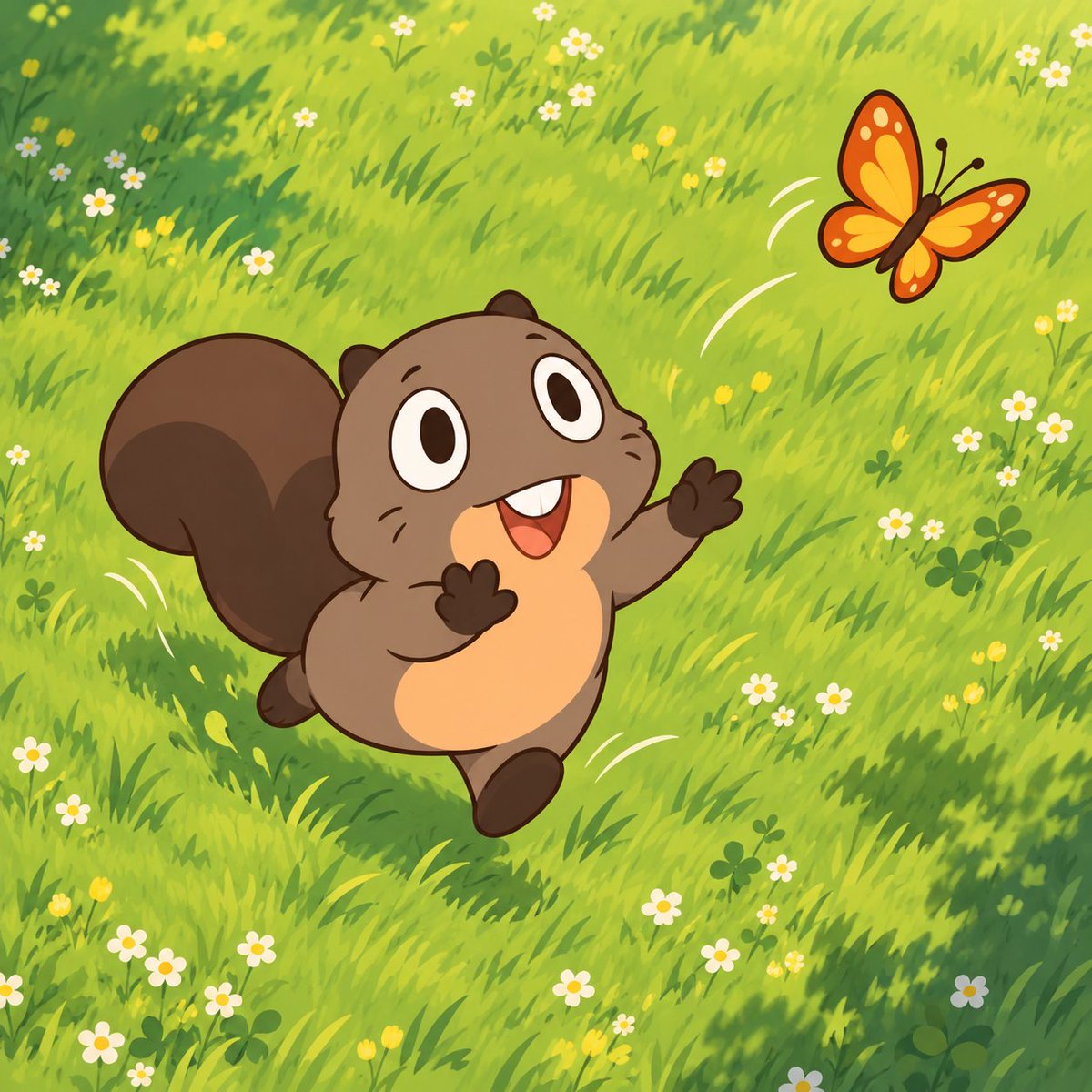 babynuts_story's tweet photo. Come back, you tiny flying flower! https://t.co/D71CjzOnUJ