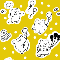 bottari_asset's tweet photo. 느슨한 곰 톤 (무료) by kurogoma. 

아기자기하고 귀여운 곰 패턴 세트입니다~ https://t.co/M0dse13aaX