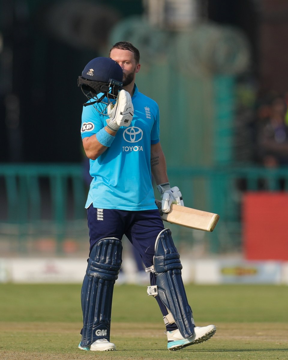 TheRealPCB's tweet photo. 📸 Three centuries in four ODI innings at the Gaddafi Stadium for Ben Duckett 💯

#ENGvSL | #CricketKaJashan https://t.co/NqRevEXi8r
