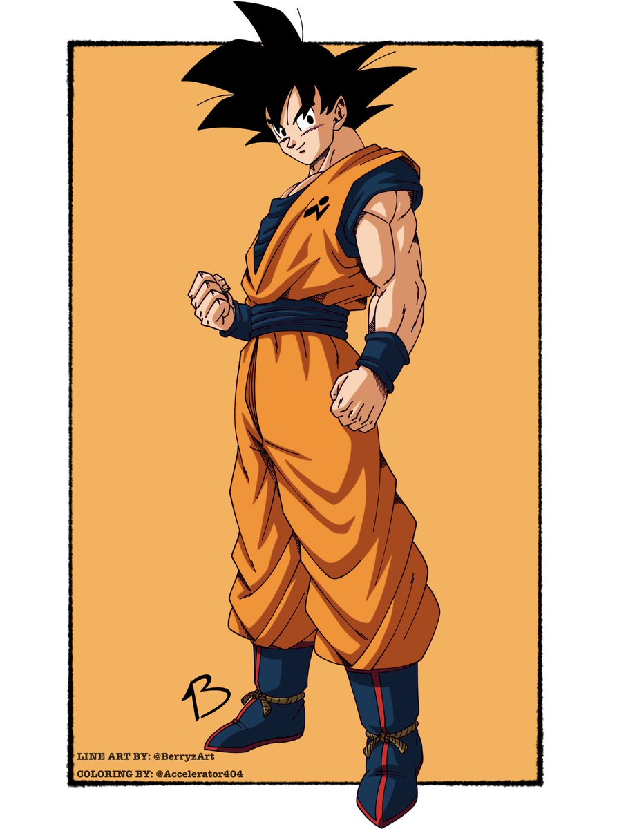 Accelerator404's tweet photo. Son Goku (The galactic patrol) https://t.co/tnIl23499P