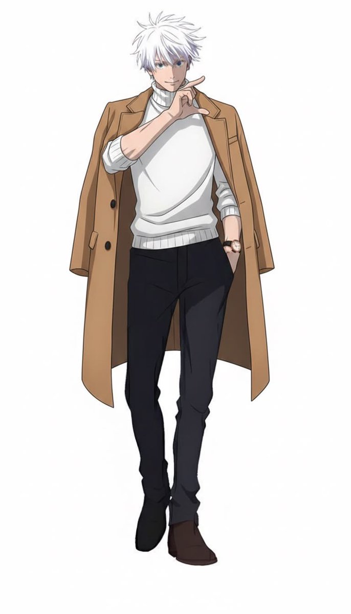 Bladerazy18's tweet photo. Do y’all like Gojo’s style? This man is sexy no matter what he wears. 🥵❤️‍🔥

If you saw him walking down the street, what would you say to him? 😏

#gojo #GojoSatoru #Gojo #satorugojo #satoru https://t.co/SNa246xd5x