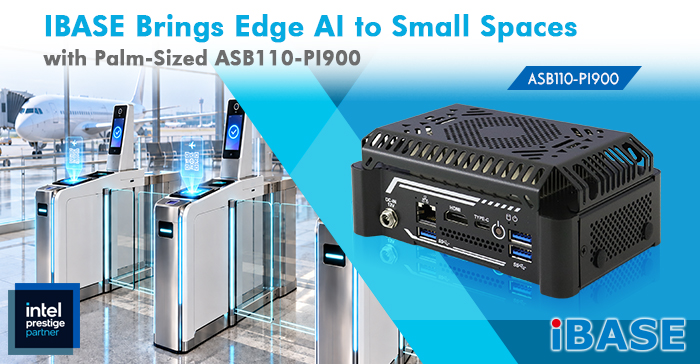 IBASE_Tech's tweet photo. IBASE launches the ASB110-PI900, a palm-sized system that brings edge AI computing to space-constrained environments.
https://t.co/gIrNsEJEBH
#EdgeAI #EdgeComputing #EmbeddedSystem #IntelCoreUltra #CompactSystem #MiniPC #IndustrialComputer https://t.co/bWzNgyQ28r