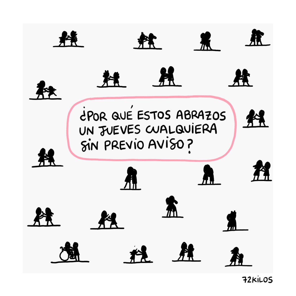 72kilos's tweet photo. ¿Estos abrazos? https://t.co/S9GlEvT8k5