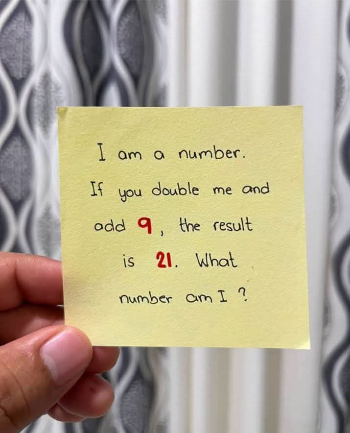 IrasReal's tweet photo. Only 10% people solve this math riddle. https://t.co/0rAGrNFXb3