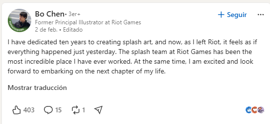 BlueSaki_'s tweet photo. @kayleenjoyer @Spideraxe30 yeah indeed he left and he hasn't worked with riot games since february . https://t.co/1QOSonnb1g