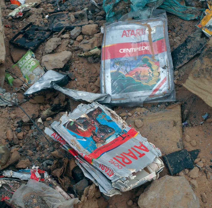 SkunkDev's tweet photo. @therealcliffyb The irony of it looking like cartridges in a landfill isn't lost on me https://t.co/ckXWCUtDab