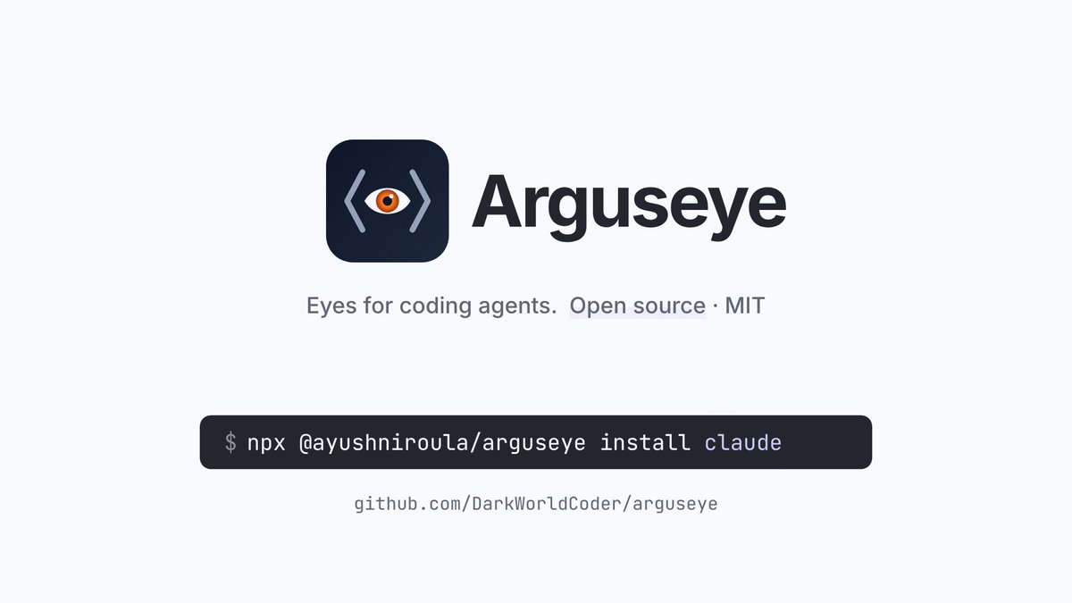 wiseadmitisfun's tweet photo. One command installs it for Claude Code, Codex, Cursor, Gemini CLI, Copilot, Windsurf or Antigravity. It's in the image, and on the site:

https://t.co/jlB6zTF17A

MCP server, CLI and VS Code extension. MIT, open source. https://t.co/nzLt9XkLz9