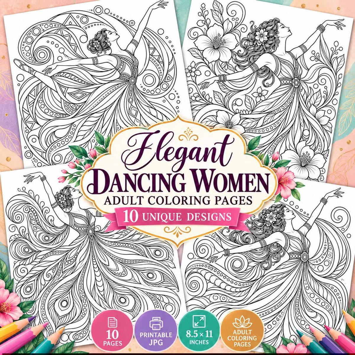 artisianaurast's tweet photo. 🌸✨ Unleash your creativity with 10 elegant adult coloring pages! 💃🦋 Floral, celestial & dreamy designs to print and color. 🖤🎨
💬 Comment “LINK” to get yours!
#AdultColoringPages #PrintableArt #DigitalDownload #Artisianaura #ColoringForAdults https://t.co/wgGnn9Cx4c