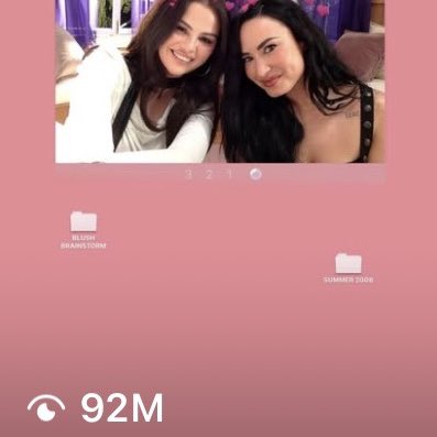 dlcharts's tweet photo. Demi Lovato and Selena Gomez’s vlog reunion after 18 years has surpassed 92 million views on Instagram in just 24 hours. https://t.co/nwXAg3WR9B