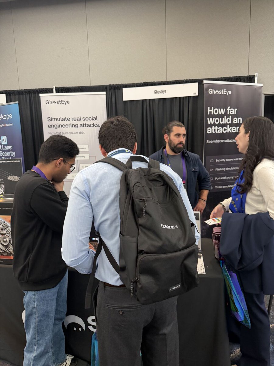 GhostEyeee's tweet photo. SecureWorld is buzzing! 🔥

Missed Mohammad Eshan’s (@eshannnnnnnn) post-mortem on social engineering his way through help desks across NY? Come find us at Booth 160 and chat with him in person. https://t.co/j5kxH7PSjv