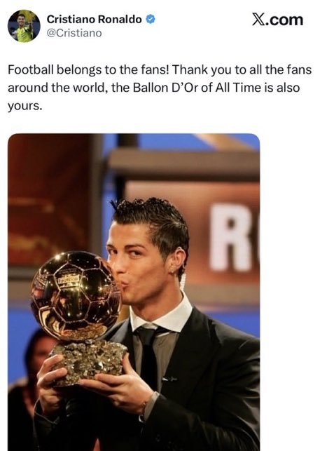 ThatSmartGuy_10's tweet photo. Thought it has lost it credibility 😂 

What changed, Ronaldo?? https://t.co/rYdSmXvbtF