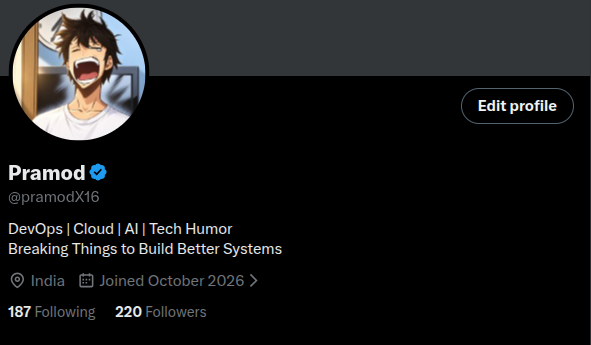pramodX16's tweet photo. We just hit 200! 

I had set a goal to reach 200 connections in 12–15 days, but we achieved it on the 3rd day itself, all because of you amazing people! ❤️

But hitting 200 doesn't mean my connection limit has been reached. 😉

I'm always happy to connect with more amazing people https://t.co/feLr8RUziv