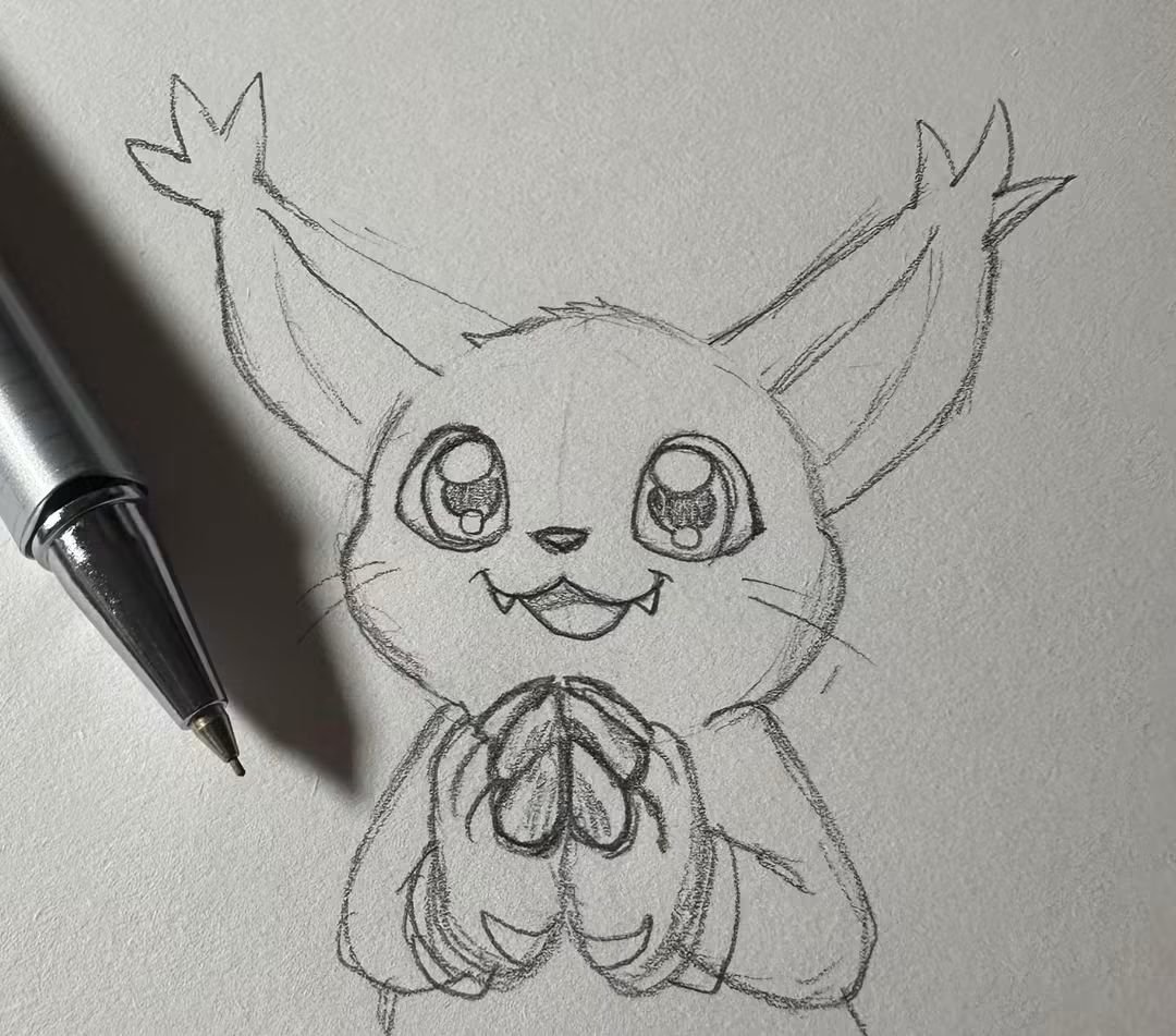 KipKipyTiny's tweet photo. Ready for Halloween?  🎃 Is almost here!
-
#gatomon #draw #traditional #art #pencil #sketch #dibujo #lapiz #boceto #tailmon #digimon #fanart https://t.co/0Bn5qltQaV