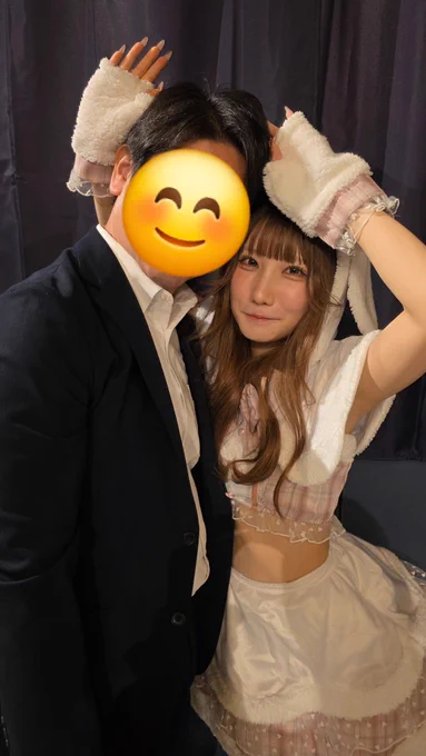 すずちゃんが私をうさぎにしてくれました🐰