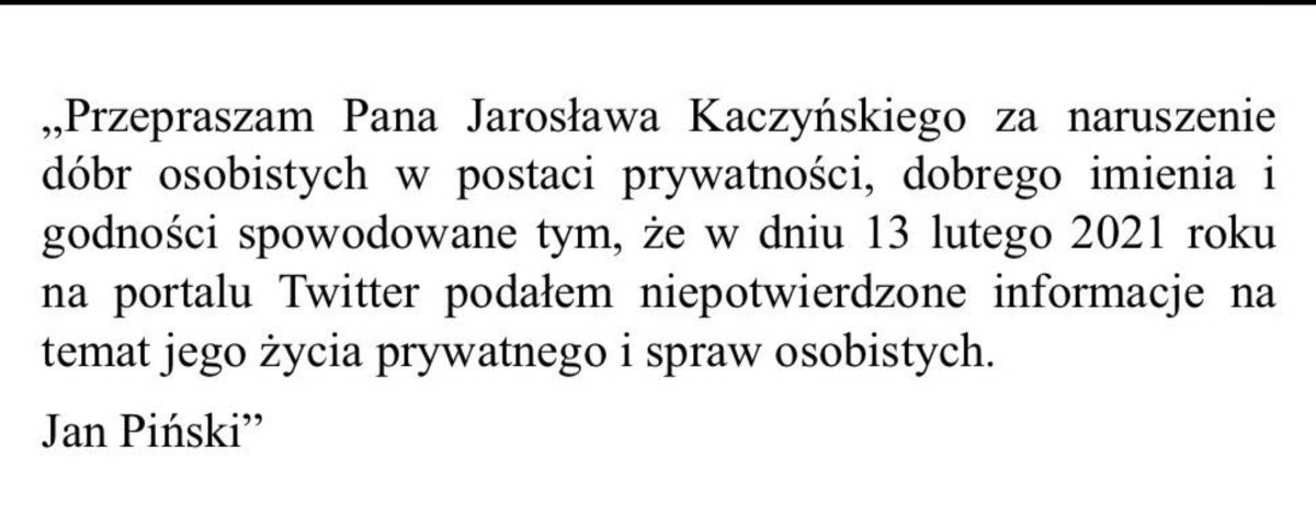 MrJohnBingham's tweet photo. Pomóżmy obłąkanemu Janowi Pińskiemu dotrzeć z tym przekazem do jak najszerszej publiczności. Wyrok prawomocny. https://t.co/TUgmpooQOi