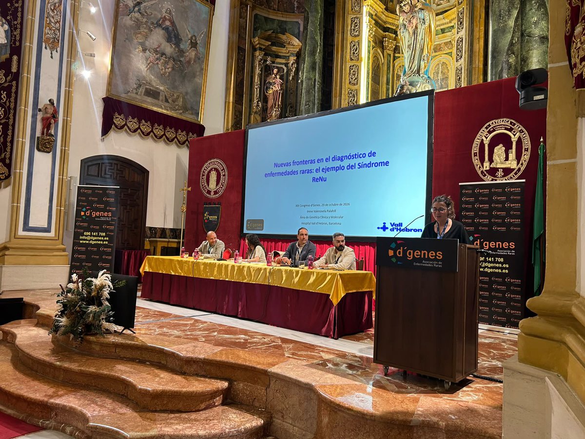 dgenesmurcia's tweet photo. 🧬 El XIX Congreso Internacional de Enfermedades Raras aborda los avances en diagnóstico temprano con nuevas herramientas de genética y genómica, inteligencia artificial y proyectos internacionales.

Más conocimiento para llegar antes al diagnóstico. 💚

#DGenes #UCAM https://t.co/6wAhJQvmjd