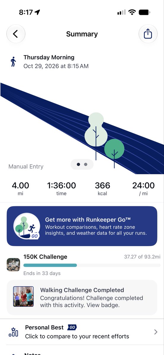 Deitra149's tweet photo. 4 mile walk to Cure Cancer! #CureCancer #CureAging #MapMyWalk #RunKeeper https://t.co/gkJC4ghcdw