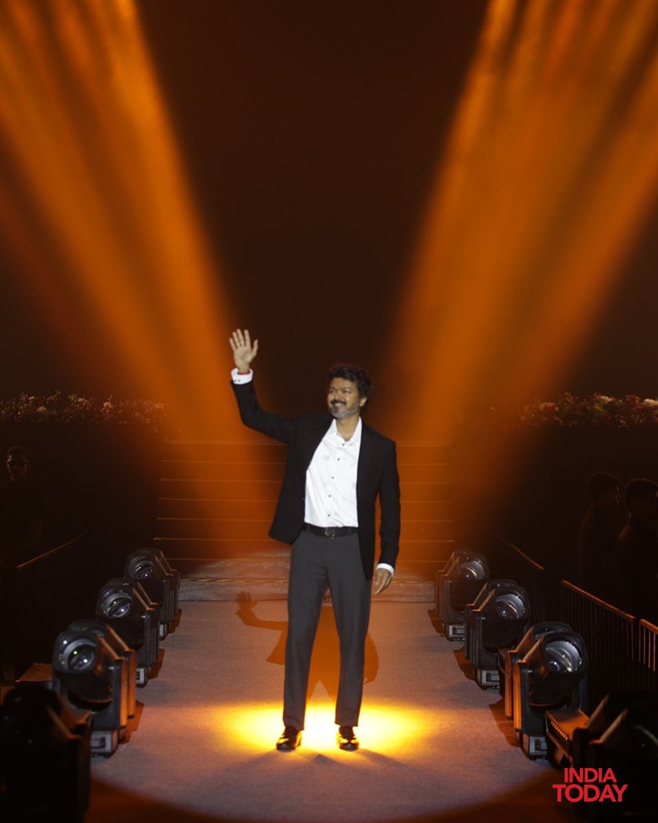 IndiaToday's tweet photo. #InPics | Tamil Nadu Chief Minister C. Joseph Vijay attended the closing ceremony of the Chief Minister’s Trophy 2026, celebrating sporting talent and achievements in the state.

#TamilNadu #ChiefMinistersTrophy #TamilNaduCM #ITPhotoblog https://t.co/S1REMTa66n