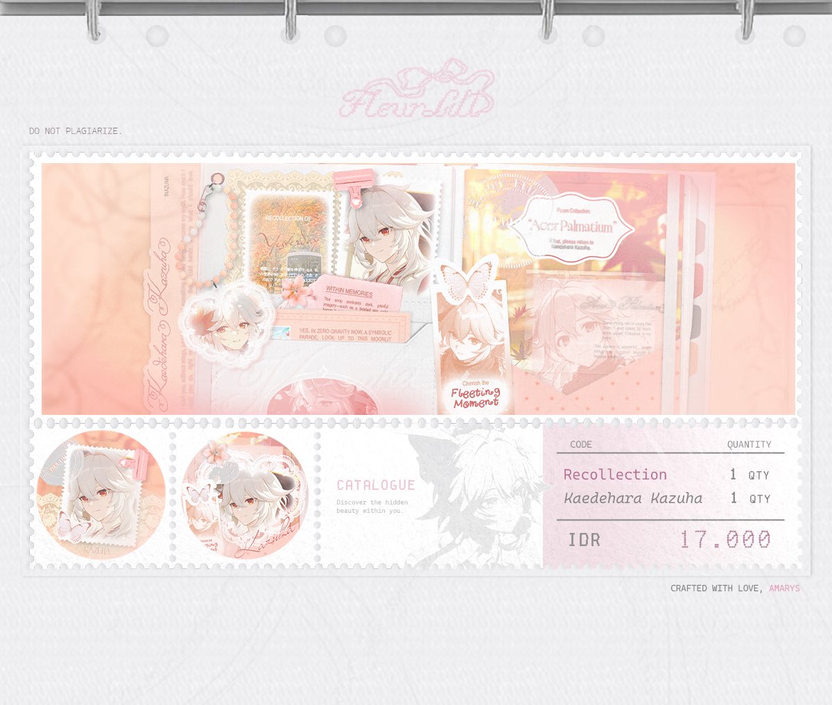 fcgue's tweet photo. 🔖  Help  repost  お願いします! 

aku  ada  4  layout  Kaedehara Kazuha  Birthday  yang  bisa  dibawa  pulang,  yuk  jajan !!  🍁

#bealanja https://t.co/C0eLzgQCM6