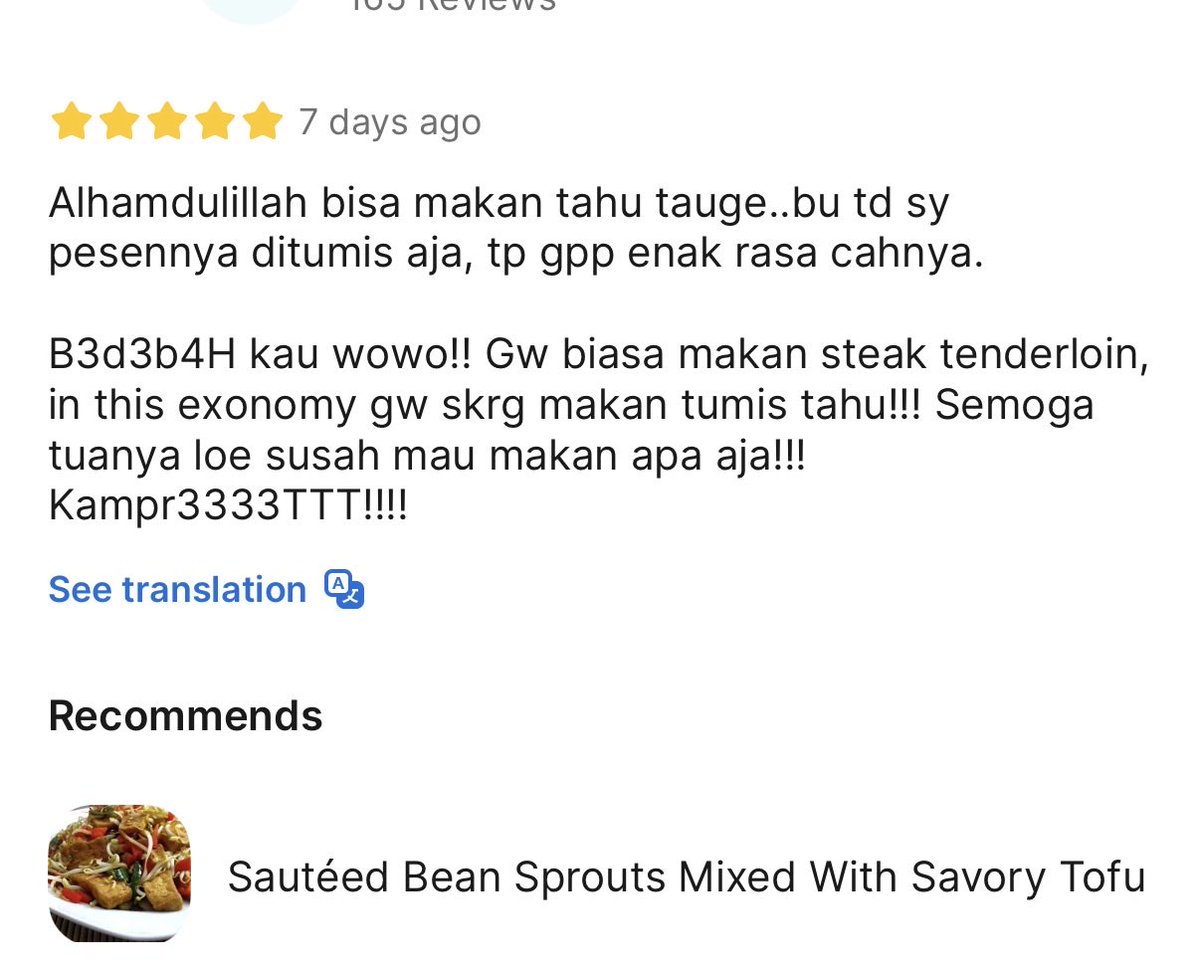 ohayoupokko's tweet photo. lagi nyari2 makanan buat mam malem nemu ini di review restonya cekikikan #paham https://t.co/uRYEpF8V7R