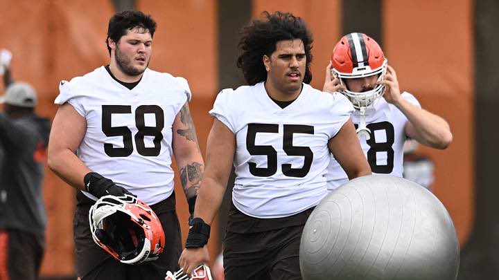 big_mike9169's tweet photo. Spencer Fano and Austin Barber could be the next Joe Thomas and Joel Bitonio. I’m not saying they’re gonna be future HOF players, but they appear to be the guys to provide stability like Thomas and Bitonio did for years #DawgPound https://t.co/34uvrOzrXO