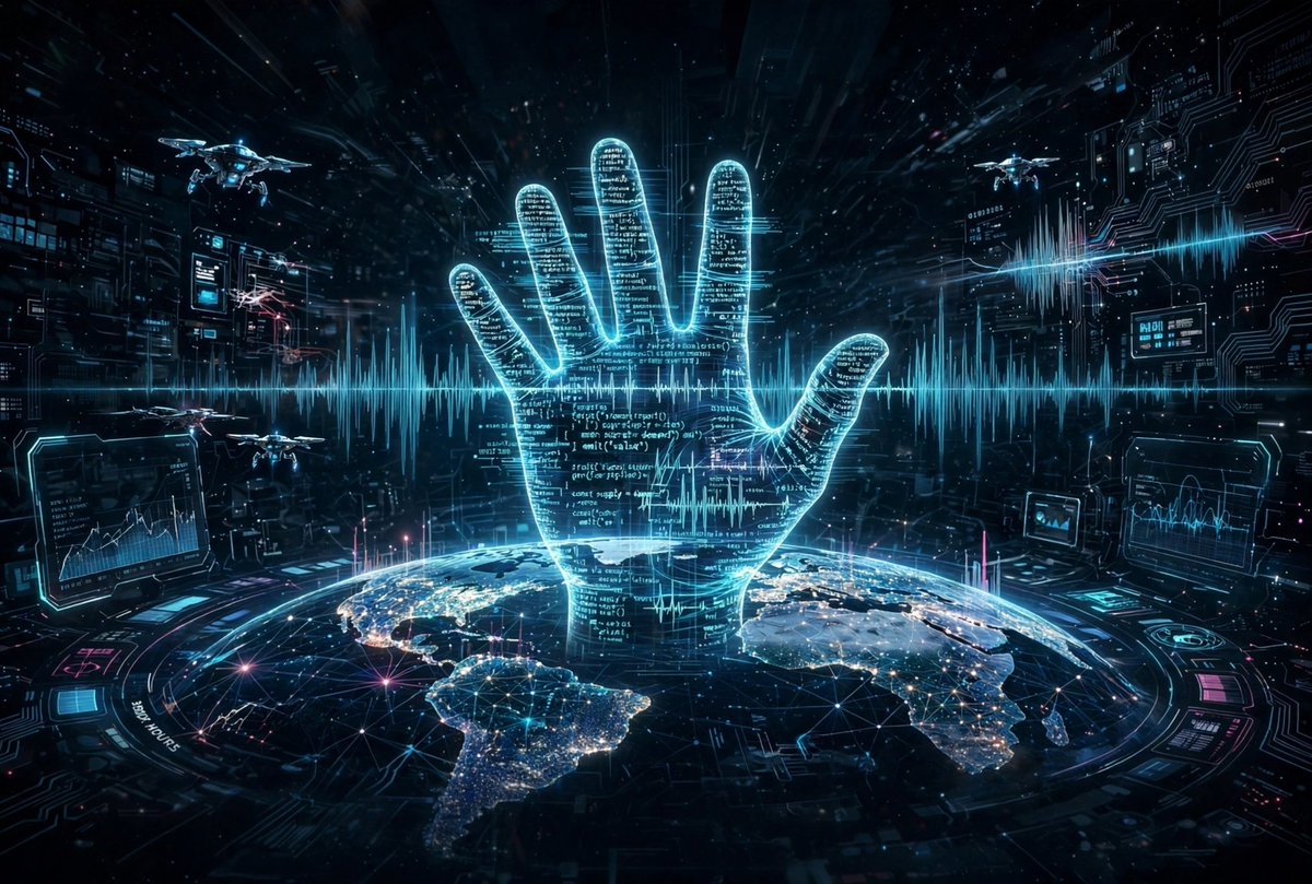 Kosasihg88G's tweet photo. The first true Web4 milestone occurs when the global economy decouples from human labor hours as its primary metric of value. 

The "Invisible Hand" of the market becomes a literal, audible line of code.

☕ https://t.co/V2GThlMvVp