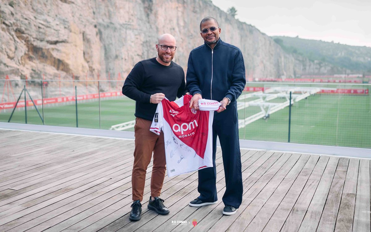MinSport_Loisir's tweet photo. Dans le cadre du suivi stratégique du partenariat d'excellence entre la RDC et l'AS Monaco, le Ministre des Sports et Loisirs, Me @DidierBudimbu, a effectué ce mercredi 28 octobre 2026 une visite de travail au centre de performance et de formation du club princier. https://t.co/7bv5VxKl5H