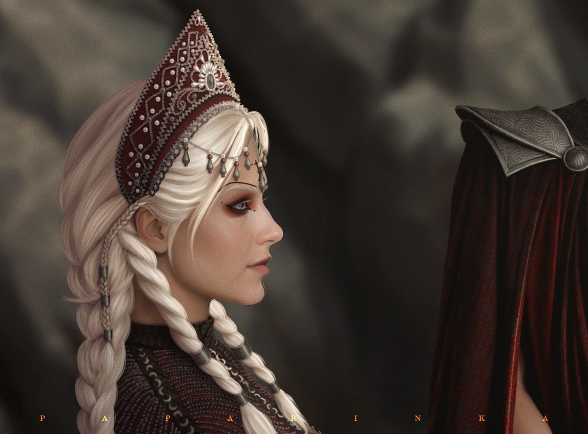 paparinka_art's tweet photo. The Valyrian wedding of the Conquerors: Visenya, Aegon and Rhaenys 🐉

#FireAndBlood #asoiaf #aegonsconquest https://t.co/BOVgXdaHn1