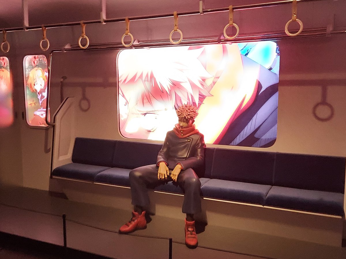 tarudebu's tweet photo. MAPPA EXPO
レゼの後が気になって武藤敬司の角度で覗き込んだら「えっちい～」ってノルニキがのたまったので10発ほど殴っ…指導しました。 https://t.co/oTFOzi2nIA