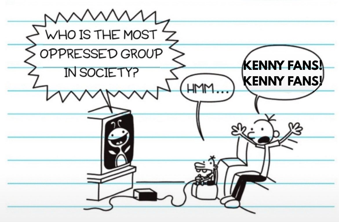 inneedofyuri's tweet photo. having to wait for them to bring back kenny and being tortured with kid randy in the meantime https://t.co/gZWnqPa880