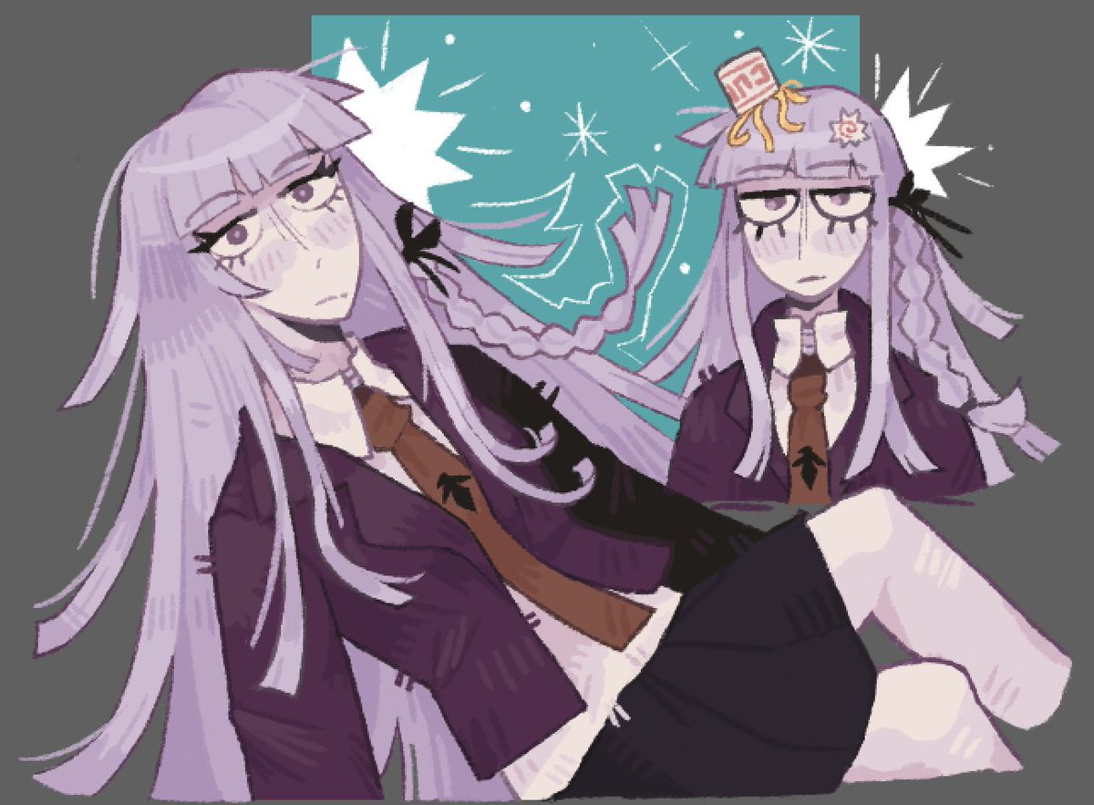 mewsmemee's tweet photo. kyoko is my goat,, #danganronpa https://t.co/m6JqhELIFP