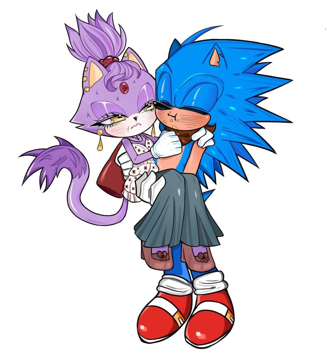 Deghem_67's tweet photo. Old stuff of my favorite shipp. Sonaze, I've missed you 😭 

#sonaze #sonicfanart #blazethecat #SonicTheHedgehog https://t.co/2FhPPaRTqA