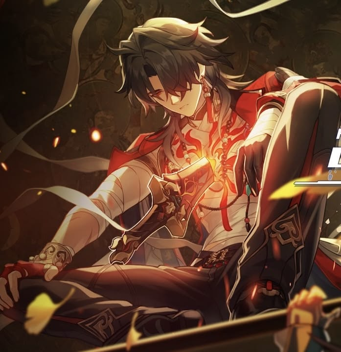 hojicharles's tweet photo. the temptation to pull mortenax blade to revive acheron knowing damn well i dont have jiaoqiu and wouldnt be able to afford aha if i got him https://t.co/5AMseWXDDy