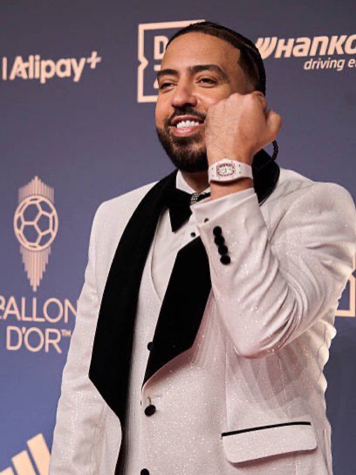 yabaleftonline's tweet photo. French Montana at the Ballon d’Or Trophy Ceremony in London with Kylian MBappé, Lamine Yamal &amp; Michael Olise. https://t.co/v9S3NKpedF