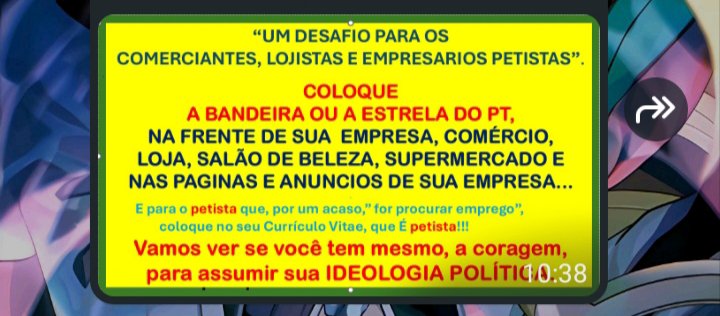 Giselezoro's tweet photo. @choquei Pessoal de SÃO JOSÉ DO RIO PRETO-SP estão fazendo armadilha pra quem for buscar emprego e for eleitor do PT gravem todo o processo desde o anúncio. https://t.co/I5nHeQDbY3
