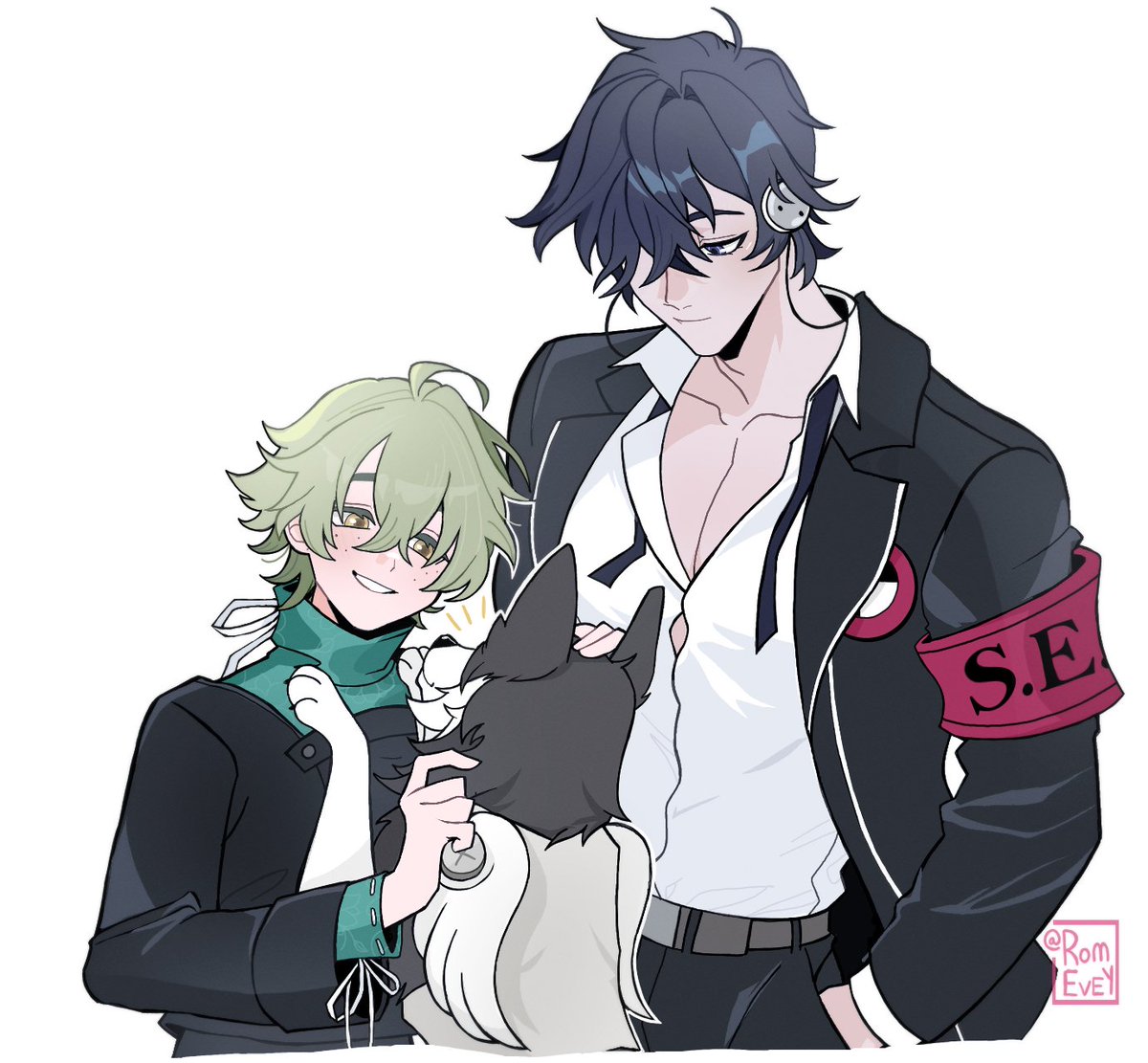 romevey's tweet photo. costume party (part two) 🎃 #alyosha #valeriy #valyosha https://t.co/1CuRTZPjig