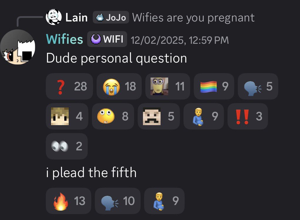 wifieshater's tweet photo. can derapchu ask this in the weekend stream or https://t.co/BtEfXATBA6