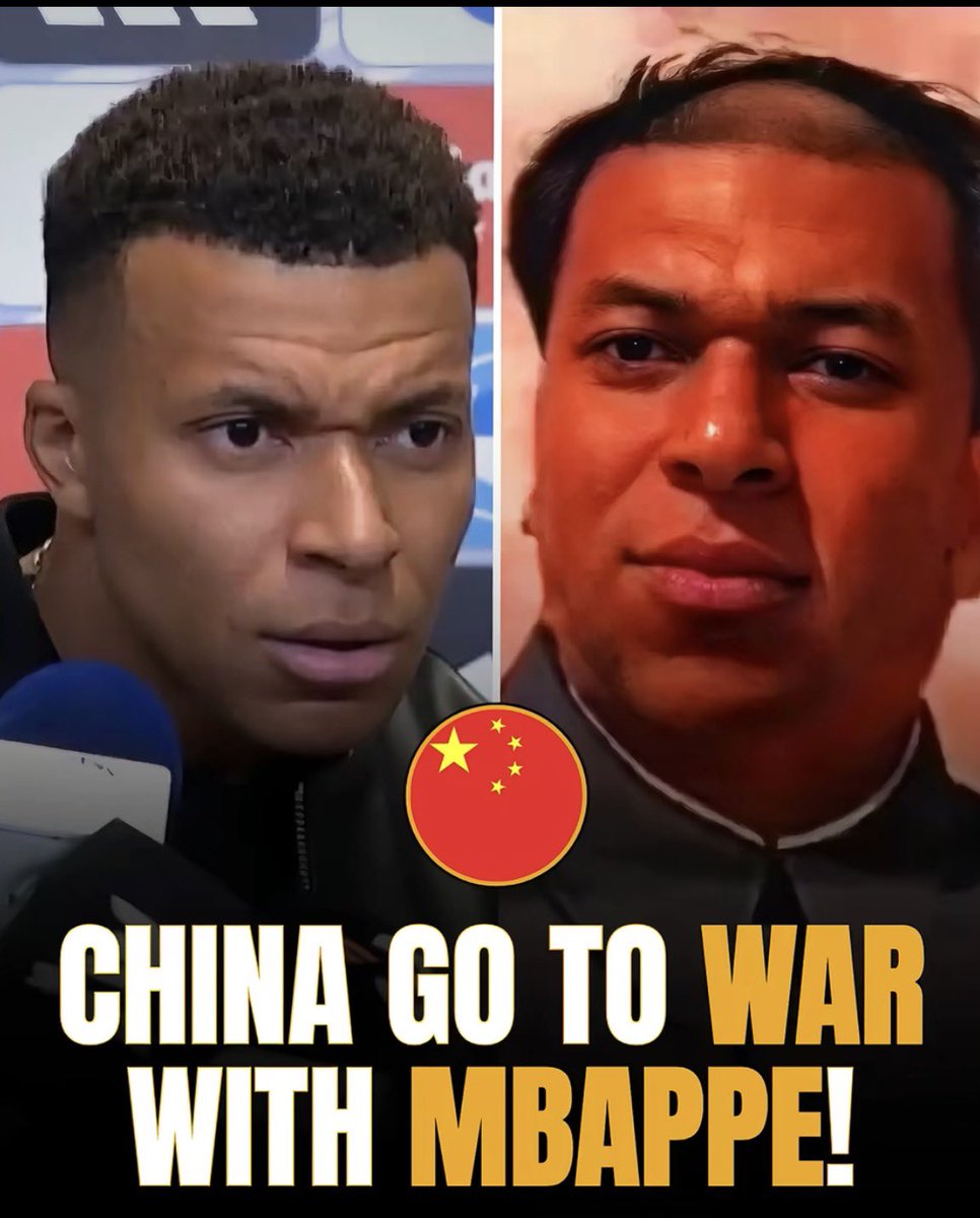 LordZeus_Usulor's tweet photo. 🚨 🎙️ Cristiano Ronaldo Reacts To Kylian Mbappe and Chinese Political Issue concerning Mao Zedong:

🗣️“Listen, Kylian has every right to laugh at memes made about him. People have been calling him ‘dictator’ for years and making all kinds of jokes. When he saw that one with Mao Zedong’s face, he laughed because he thought it was just another meme about him. That’s normal. He’s a human being and a great guy. It wasn’t Mbappé who created those memes. The Chinese are trying to create a problem where there is none. Yes, Mao Zedong did a lot of damage and caused the deaths of millions of people, but your anger should not be on Mbappé for laughing at a joke. The world does not revolve around China. Not everything has to become an international crisis because someone laughed at a meme. Let the man live.” #MaoZedong #china