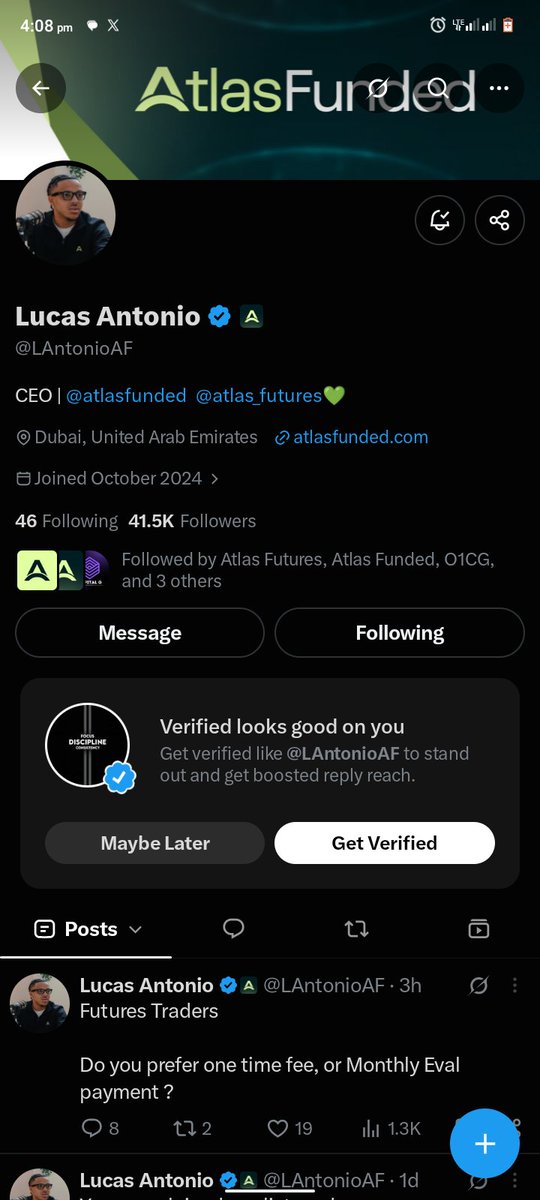 only1dsniper's tweet photo. @RangeMaster_ @atlasfunded @atlas_futures @LAntonioAF @PipsCabal @QueenTea__ @I_AM_KING012 Done https://t.co/O8JlyLnBot
