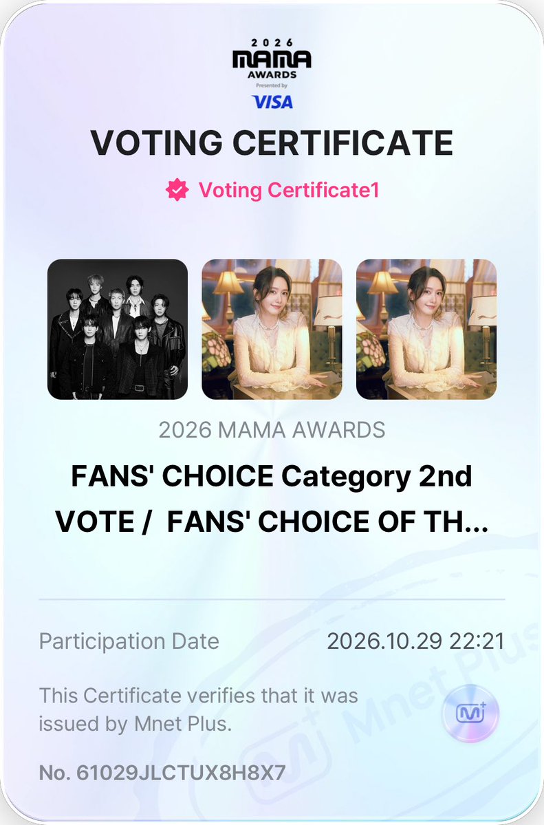 deerbaebye's tweet photo. mandatory vote for #YOONA for #2026MAMAVOTE ❤️ https://t.co/hUX4kENFuK