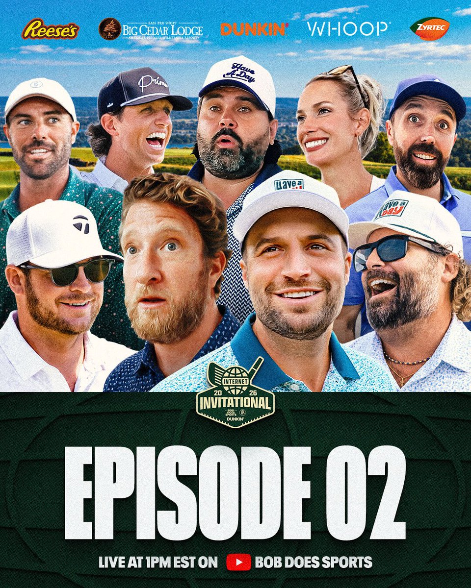 Internetinvite's tweet photo. EPISODE 2. TODAY. 1PM ET. https://t.co/SpYSSfwouz