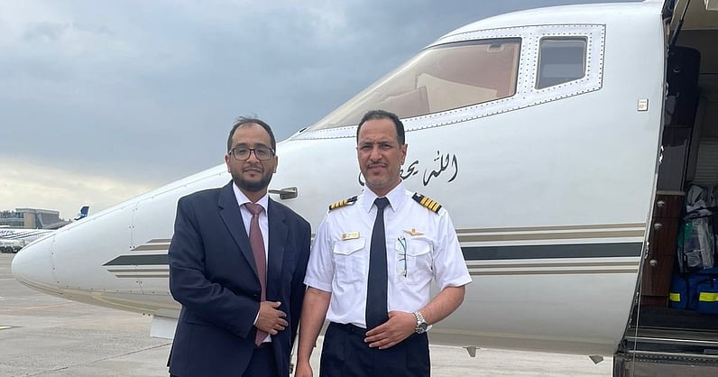 توجيهات القيادة.. نقل مواطنة سعودية من قرغيزستان إلى المملكة عبر الإخلاء الطبي: الإخلاء تم بطائرة تابعة للخدمات الصحية بوزارة الدفاع. إشراف مباشر من سفارة المملكة في قرغيزستان. حرص القيادة الدائم على رعاية المواطنين داخل المملكة وخارجها 