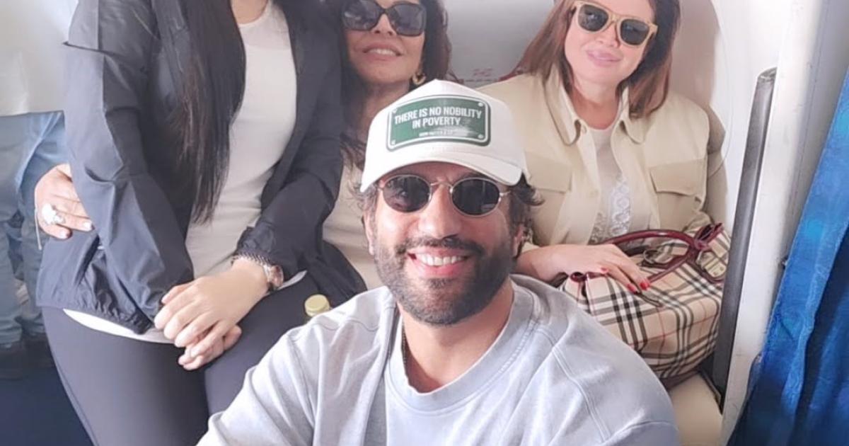 من داخل الطائرة.. ET بالعربي ينقل الأجواء المرحة بين النجوم قبل وصولهم إلى مهرجان الجونة السينمائي وحسن الرداد يوضح سبب غياب إيمي سمير غانم 