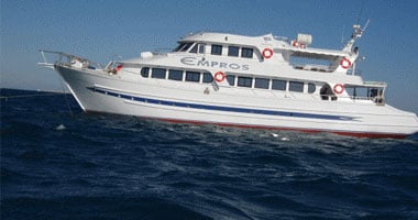 عاجل | إنقاذ 30 شخصا بينهم 21 سائحا بعد شحوط لنش سياحي بمرسى علم 