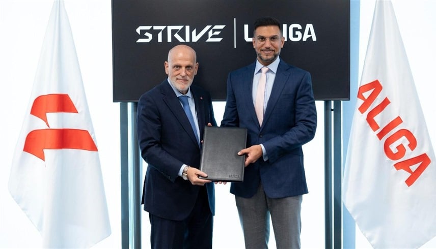 "سترايف" تستحوذ على 50٪ من "لاليغا" الشرق الأوسط وجنوب آسيا 