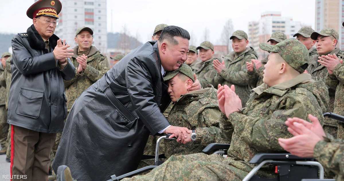 الزعيم كيم يكرّم وحدة عسكرية شاركت في معارك كورسك بروسيا #كيم_جونغ_أون 