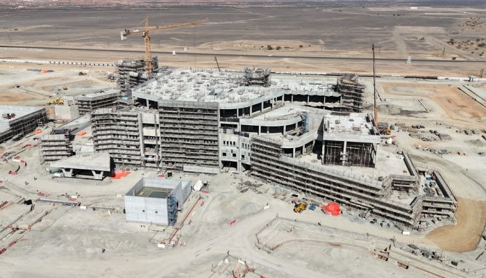 أكثر من 49 % نسبة إنجاز أعمال مشروع مستشفى النماء بمحافظة شمال الشرقية 